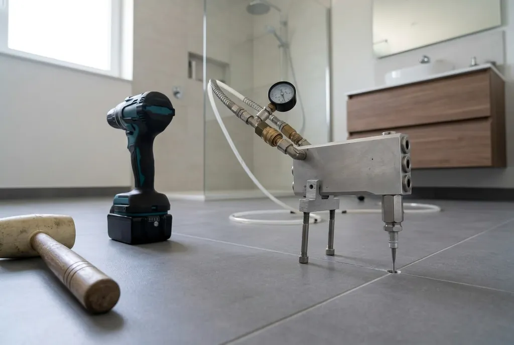 Kitbedrijf Lunteren – holle tegels injecteren