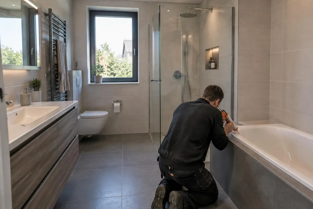 Kitbedrijf Lunteren – badkamer kit vervangen bij de douche